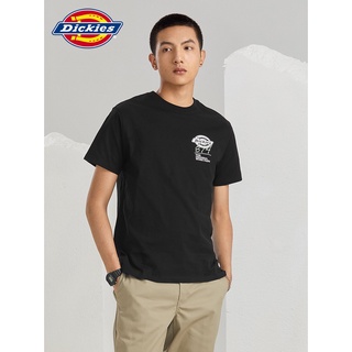 ใหม่ เสื้อยืดแขนสั้น พิมพ์ลาย Dickies สําหรับผู้ชาย และผู้หญิง