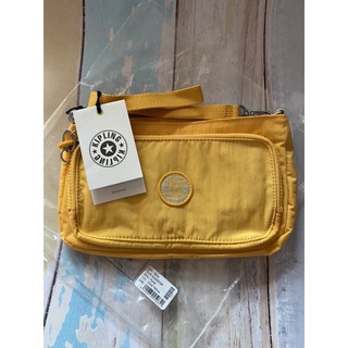 Kipling Myrte Vivid Yellow crossbody ของใหม่ตำหนิห่วงหมองราคาถูก