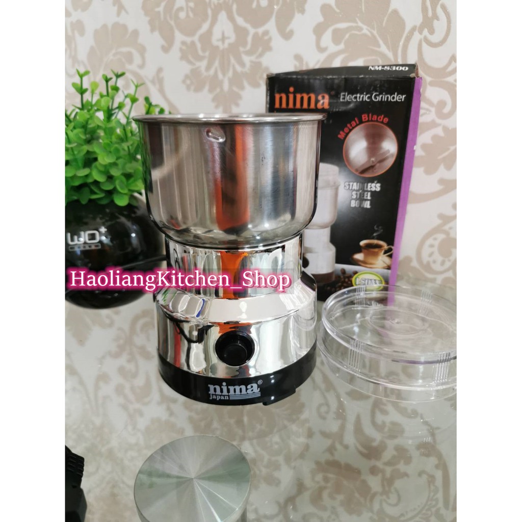 เครื่องบดกาแฟ Electric Grinder nima japan ไฟฟ้ามินิ 150W เครื่องบดเมล็ด