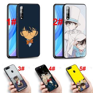 เคสโทรศัพท์มือถือลายการ์ตูนโคนันสําหรับ Huawei Y 6 Y 7 Y 9 Prime P Z 2018 2019