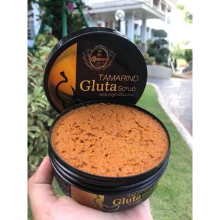 สครับกลูต้าเนื้อมะขาม The Queen Tamarind Gluta Scrub