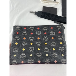 Mcm clutch black rainbow