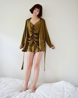 Green Peace Pajamas robe