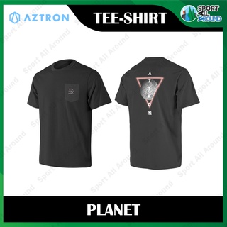 Aztron Planet Pocket Tee Black เสื้อยืดผ้าฝ้าย 100% คอกลม