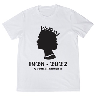 RIP Queen Elizabeth II God Save The Queen Printing Short Sleeve T-Shirts High Quality Cotton Unisex Camisetas