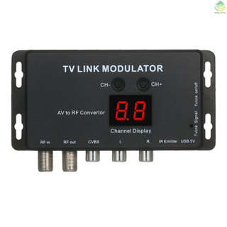 ตัวแปลงสัญญาณและ Ir Extender Rf Modulator Av To Rf