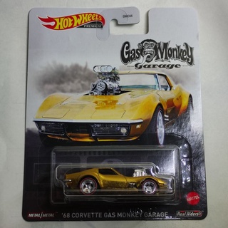 hotwheels Corvette Gas Monkey garage ล้อยาง