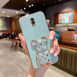 Oppo R17 / R17 Pro / R15 Pro / R11s แฟชั่น หมี ตัวยึด เคสโทรศัพท์ กันกระแทก