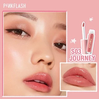 PINKFLASH ลิปสติก ลิปกลอส เพิ่มความชุ่มชื้น มีชิมเมอร์ OhMyGloss