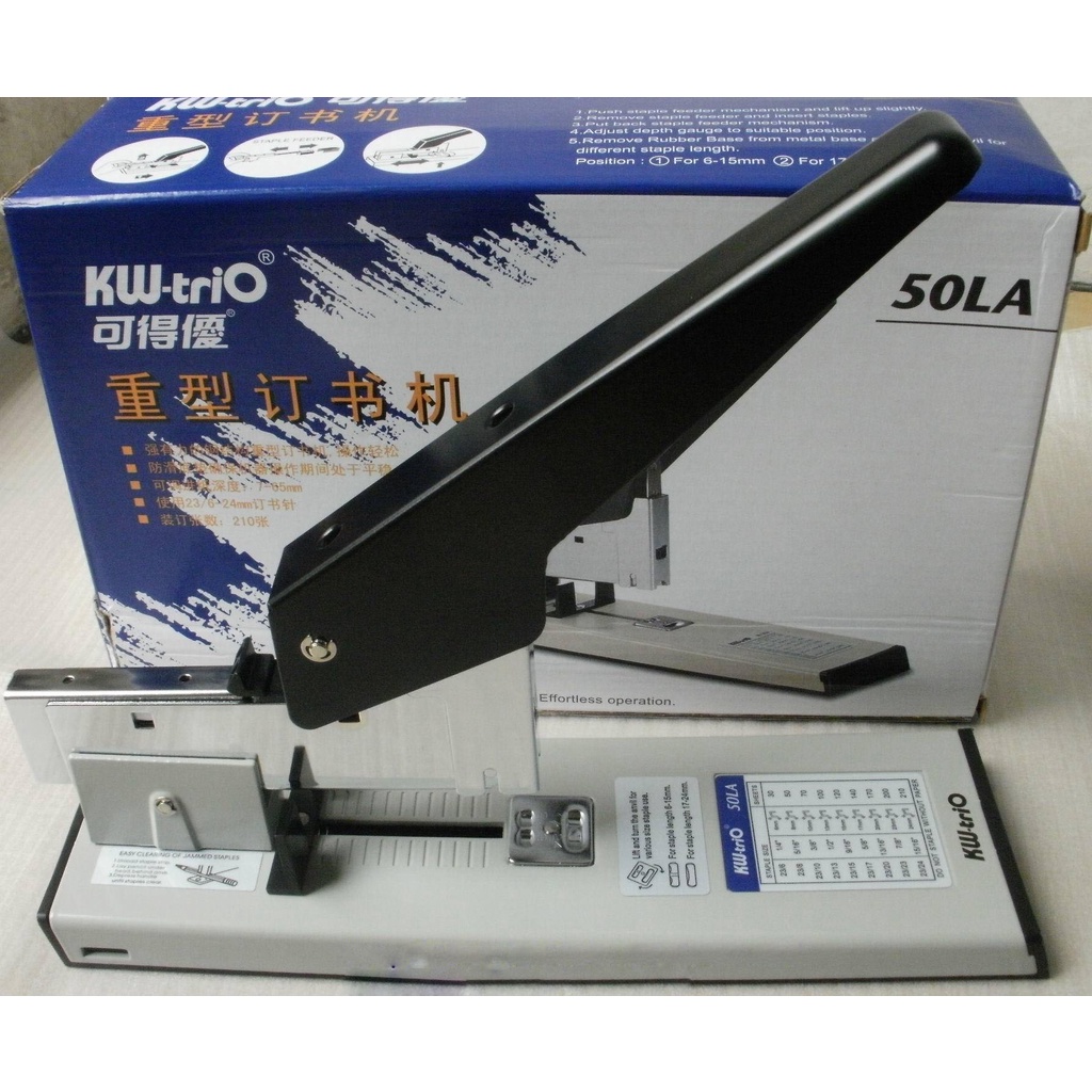 ลด 30.- โค้ด INC5LEL5 ​เครื่องเย็บแม็กซ์ยี่ห้อ KW-Trio รุ่น 50LA (Made in Taiwan)