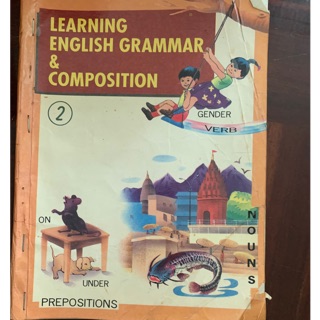 Learning English grammar &amp; composition ป2 book 2 มือ 2