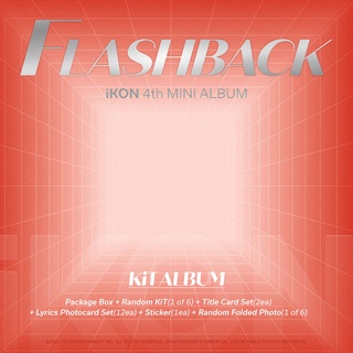 (KiT Album) iKON - FLASHBACK (4th Mini Album)(+Special Benefit)