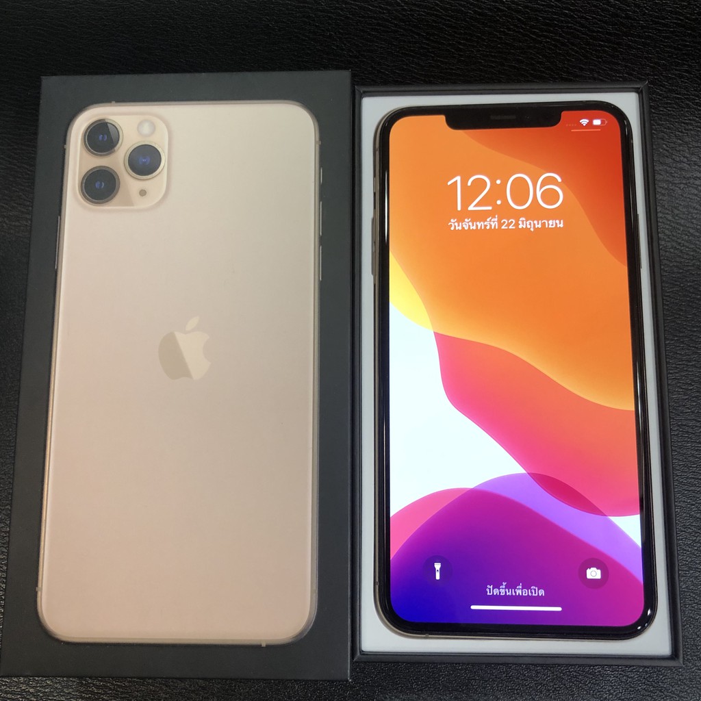 IPhone 11 Pro Max 256gb มือ2เครื่องศูนย์Appleไทย อุปกรณ์แท้ครบชุดจ้า virginmobile ThaiPick