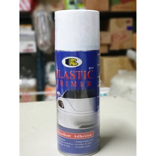 BOSNY สเปรย์รองพื้นพลาสติก PLASTIC PRIMER SPRAY สีรองพื้น กันชนพลาสติก, สปอยเลอร์รถยนต์, ไฟเบอร์กลาส, ฝาครอบล้อ