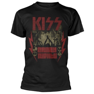 [S-5XL]เสื้อยืด ลาย Kiss Crazy Nights น่ารัก พรีเมี่ยม