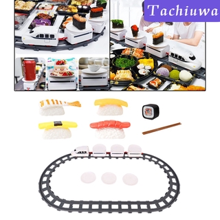 ✨พร้อมสต็อก✨Electronic Sushi Train Rotary Sushi Toy for Kids Boys Girls Style 1[TACHIUWA]