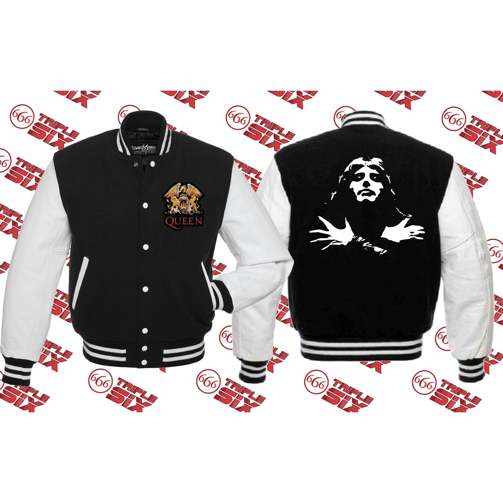 Varsity Queen Freddie Mercury Bohemian เสื้อแจ็คเก็ต Rhapsody