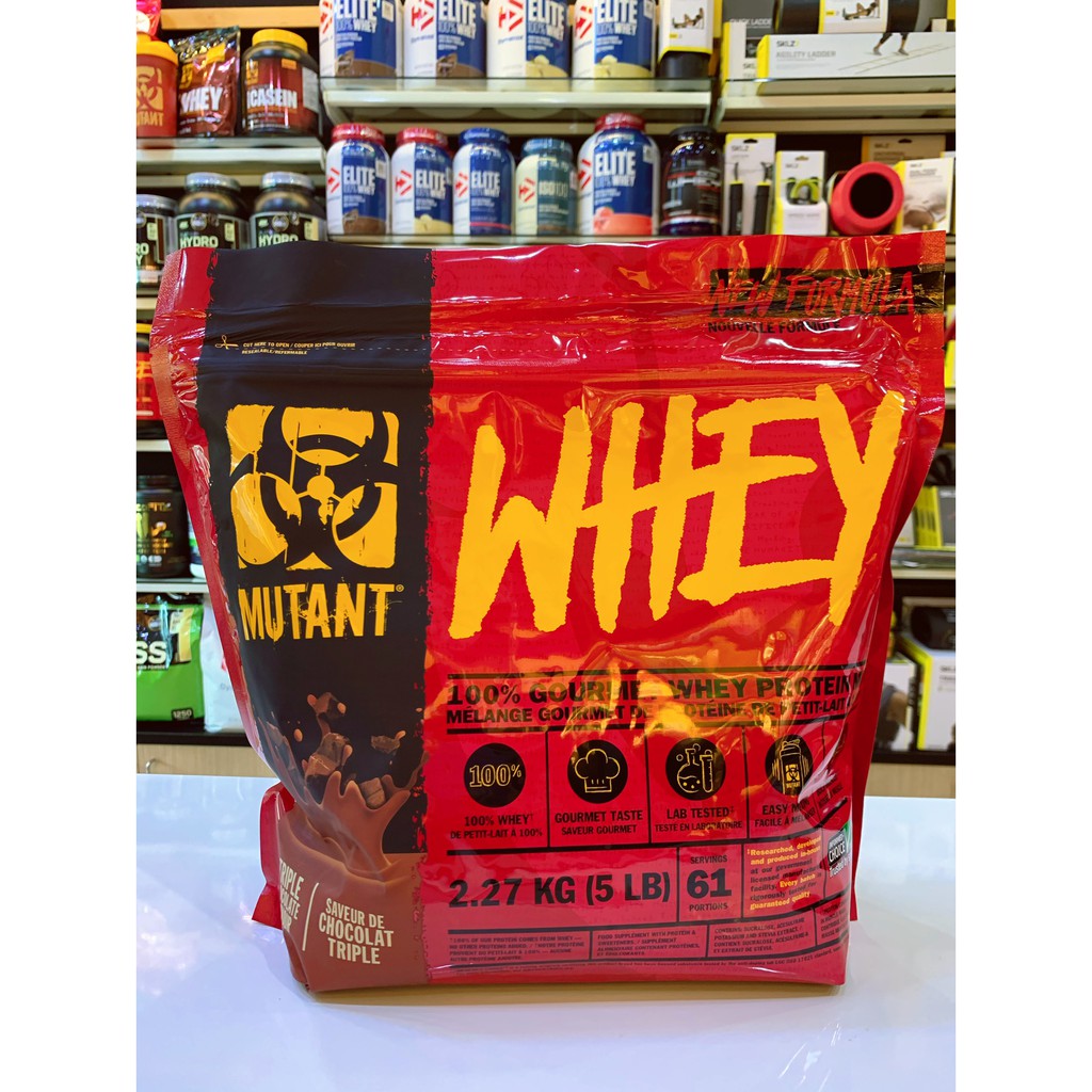 Mutant whey protein มิวแทนท์ โปรตีนเพิ่มกล้ามเนื้อ สูตรลีน ขนาด5ปอนด์