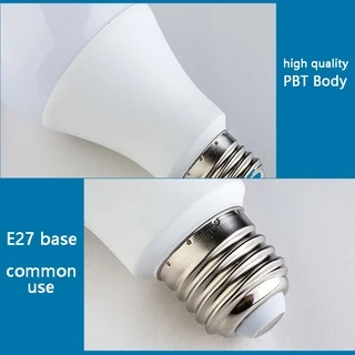 หลอดไฟ LED E27 AC 110V - 265V แรงดันสูง ทรงกลม ความสว่างสูง
