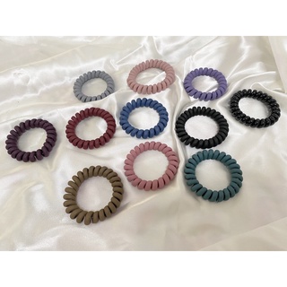 (พร้อมส่งจากไทย)ยางรัดผมเกลียวโฮโลเเกรม ราคา 5 บาท