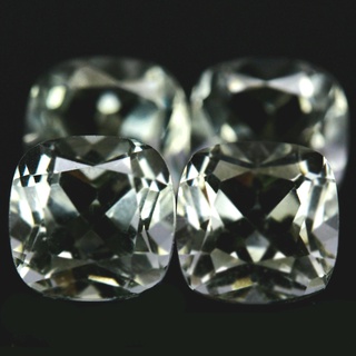 อะเมทิสต์สีเขียวอ่อนสวยมาก 6.15 กะรัต 4 ชิ้น (12793)