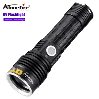 Alonefire SV26 15W ไฟฉาย UV พลังงานสูง 365nm Usb 26650 แสงสีดํา อัลตราไวโอเลต LED กรองสกุลเงิน