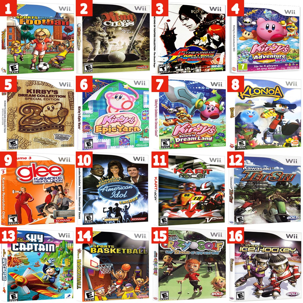 แผ่นเกมส์ Wii : รวมเกมส์มาให้เลือกเล่นชุดที่ 23 (DVD)(สำหรับเครื่องแปลงแล้ว)