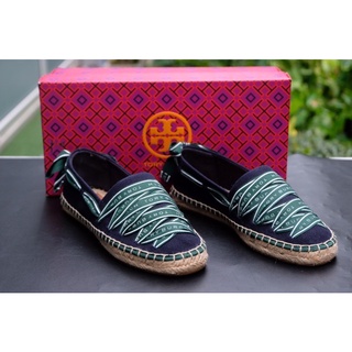 #SH6699 👜: Used Tory Burch shoes espadrilles ขนาด 6.5 US