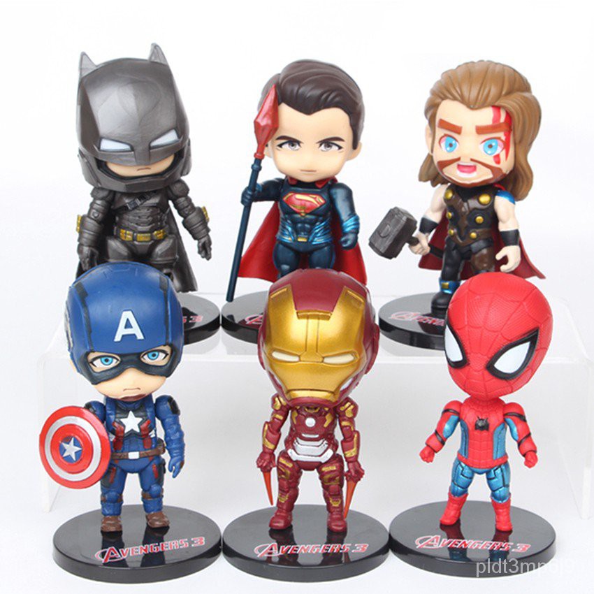 Set 4 Action Figure Marvel Avengers 15 Cm - Spider-Man, Iron Man, Captain America E Hulk - 5