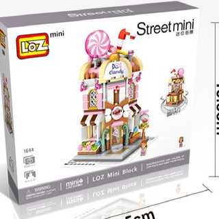 ตัวต่อ ชุด Street Mini :   LOZ 1644 จำนวนตัวต่อ 456 ชิ้น