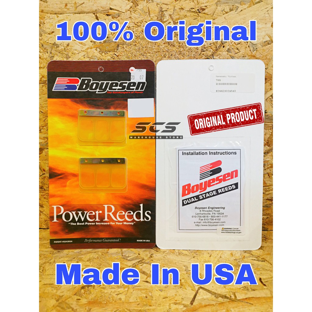 Reed Valve Boyesen KRR150ZX / KR150 / KRR150ZX อุปกรณ์เสริมมอเตอร์ Racing Part RR150 150RR