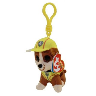 TY ตุ๊กตา ทีวาย Paw Patrol RUBBLE - bulldog clip