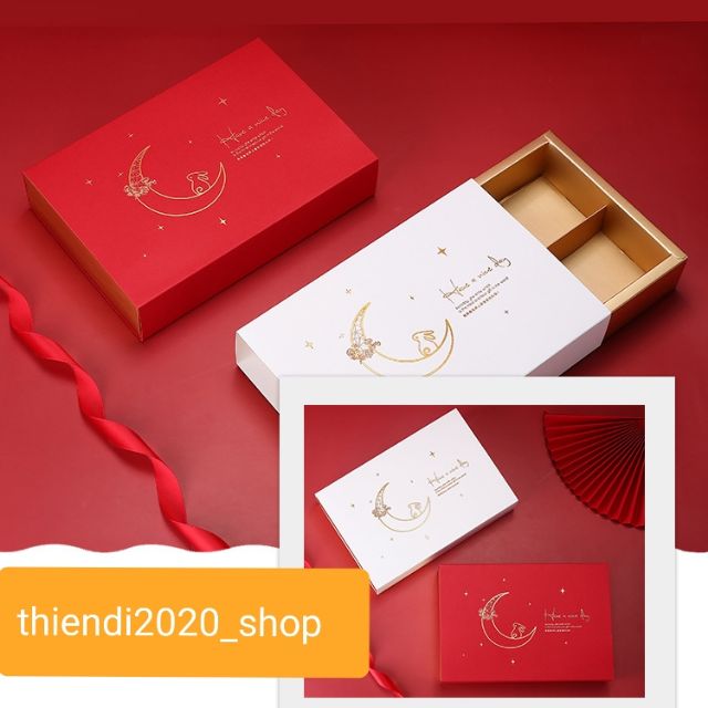 AUG08&09-กล่องเค้กพระจันทร์ (80gr) 6c พร้อมกระเป๋า