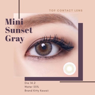 Kitty kawaii mini sunset gray ค่าสายตา 00-600