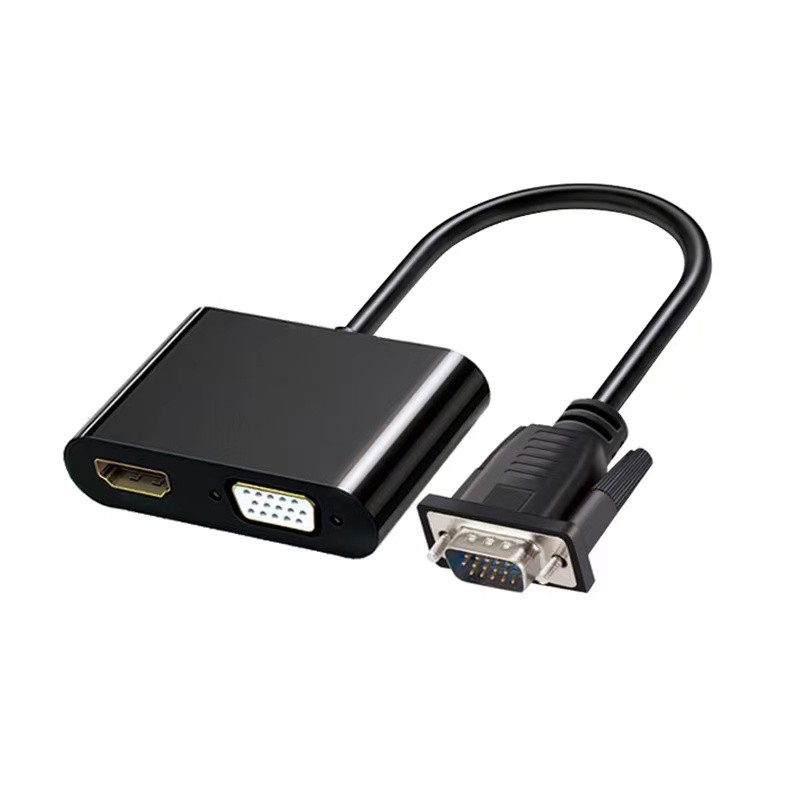 VGA TO HDMI อะแดปเตอร์ VGA Splitter 3.5 มม.Audio รูปที่ 4
