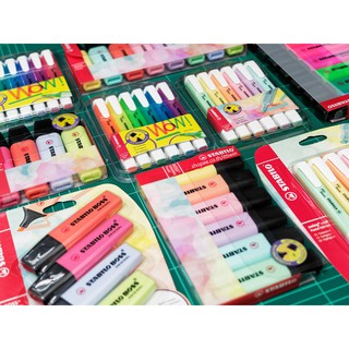 ปากกาไฮไลท์เน้นข้อความ Stabilo เซต4/6/8สี Original/mini/Swing Cool สีNeon/pastel