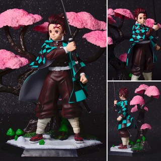 Figure ฟิกเกอร์ Model โมเดล Kimetsu no Yaiba Demon Slayer ดาบพิฆาตอสูร Kamado Tanjirou คามาโดะ ทันจิโร่ ชุดกิโมโน