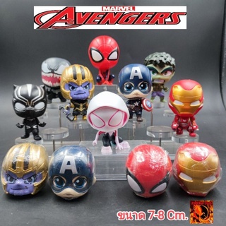 กาชาปอง ไข่มาเวล Marvel Super Hero มี 8 แบบ ขนาด 7-8 Cm. ตัวจะอยู่ในหัวของไข่ งานดี มีของพร้อมส่ง