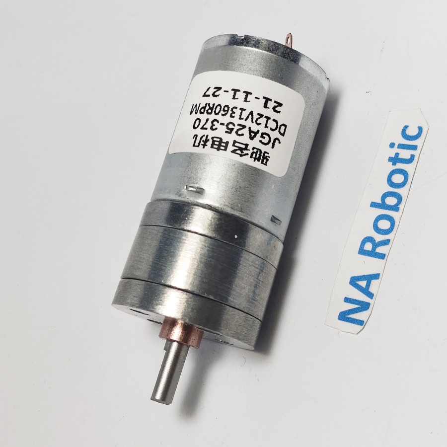 มอเตอร์ DC 25GA370 12V 1360RPM