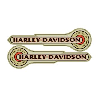 สติ๊กเกอร์ Harley - Davidson ติดข้างถัง