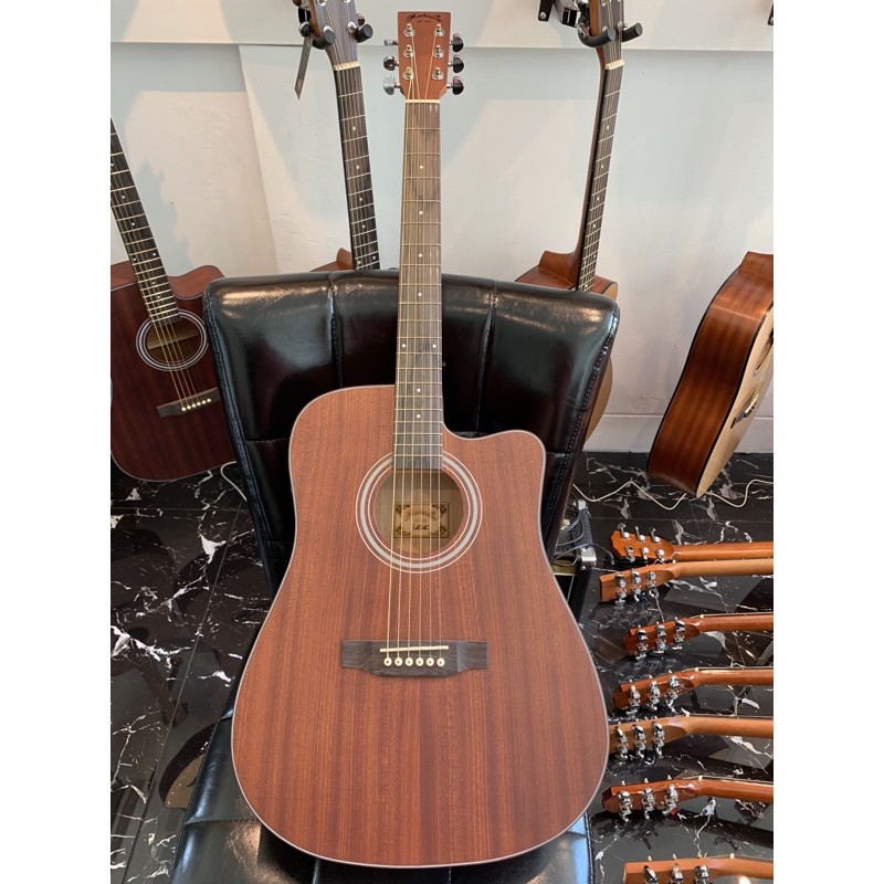 กีต้าร์โปร่งไฟฟ้า Martinlee รุ่น L4114CEQ. มาพร้อมของแถม กระเป๋า ปิ๊ก สายสะพาย ถ่าน 9v สายแจ็ค เหล็ก