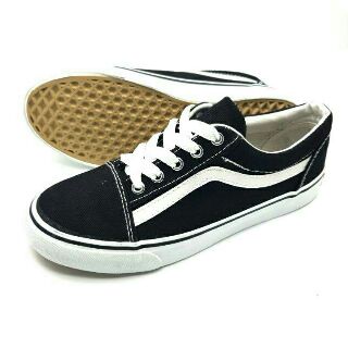 ผ้าใบ ชาย หญิง สีดำ ทรง Vans Old skool 37-45