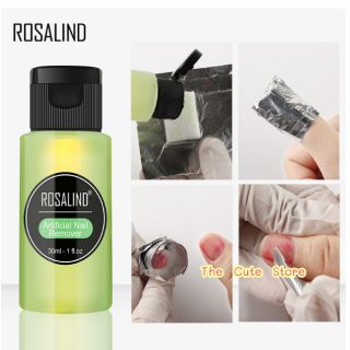 น้ำยาล้างสีเจล/ เช็ดเจล/ ล้างพู่กันเจล​ Rosalind 30​ ml