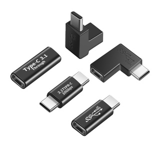 อะแดปเตอร์แปลง 10Gbps 100W PD Type C เป็น Type C USB 3.1 Type C ตัวผู้ เป็นตัวเมีย USB-C