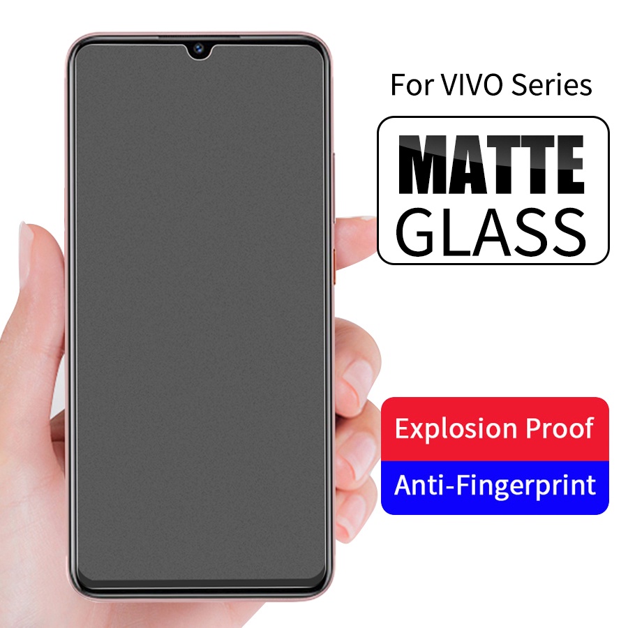 ฟิล์มกระจกนิรภัยกันรอยหน้าจอ ผิวด้าน สําหรับ VIVO Y11 Y12s Y12a Y20 Y20i Y33 Y53s Y21s V20 SE V7 V9 V15 V17 S1 Pro V11 V11i Y12 Y15 Y17 Y19 Y30 Y30i Y50 Y71 Y81 Y81i Y91 Y91i Y91C Y93 Y95