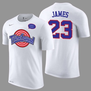 เสื้อยืด พิมพ์ลาย TUNE SQUAD LEBRON JAMES 23 DISTRO สําหรับผู้หญิง