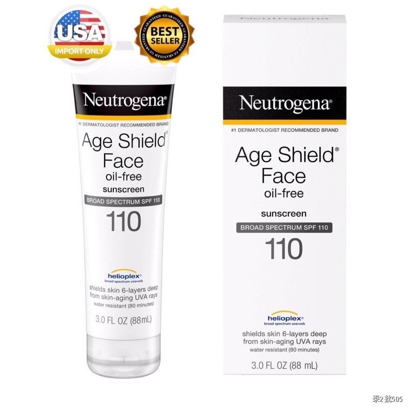 ส่งไว⚡️ครีมกันแดด Neutrogena Ultra Sheer Dry-Touch ,Neutrogena Age Shield Face SPF 110 ขนาด 88กรัม (3 fl oz)