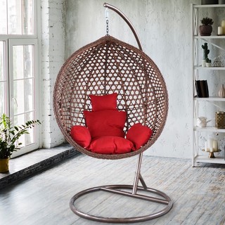 Ming ชิงช้ารังนก ชิงช้าหวายเทียม เก้าอี้แขวนแกว่ง Nest Swing Chair L01/L02