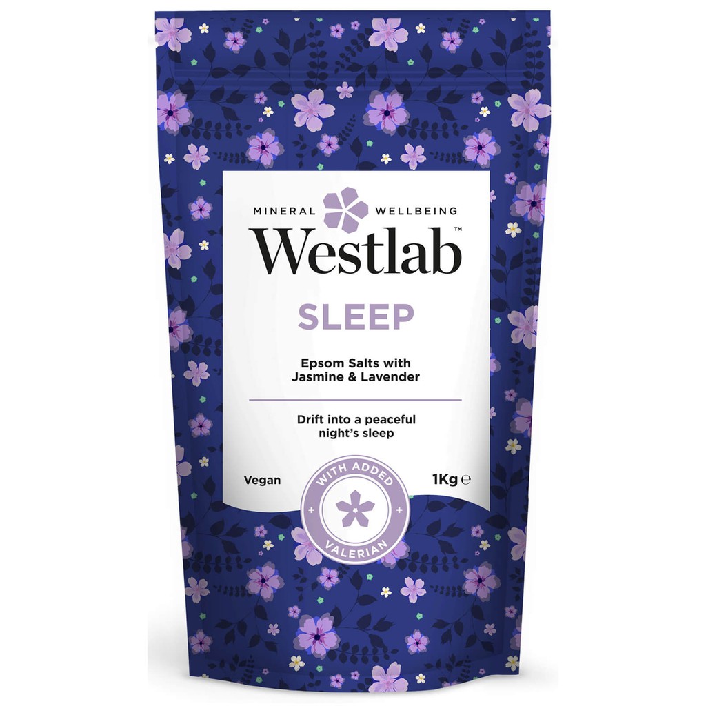 💙💜ของแท้/พร้อมส่ง❗️WESTLAB SLEEP BATHING SALTS 1000G Epsom and Dead Sea Salts 🛀 west lab