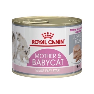 Royal canin baby cat มูสอาหารลูกแมวและแม่แมว